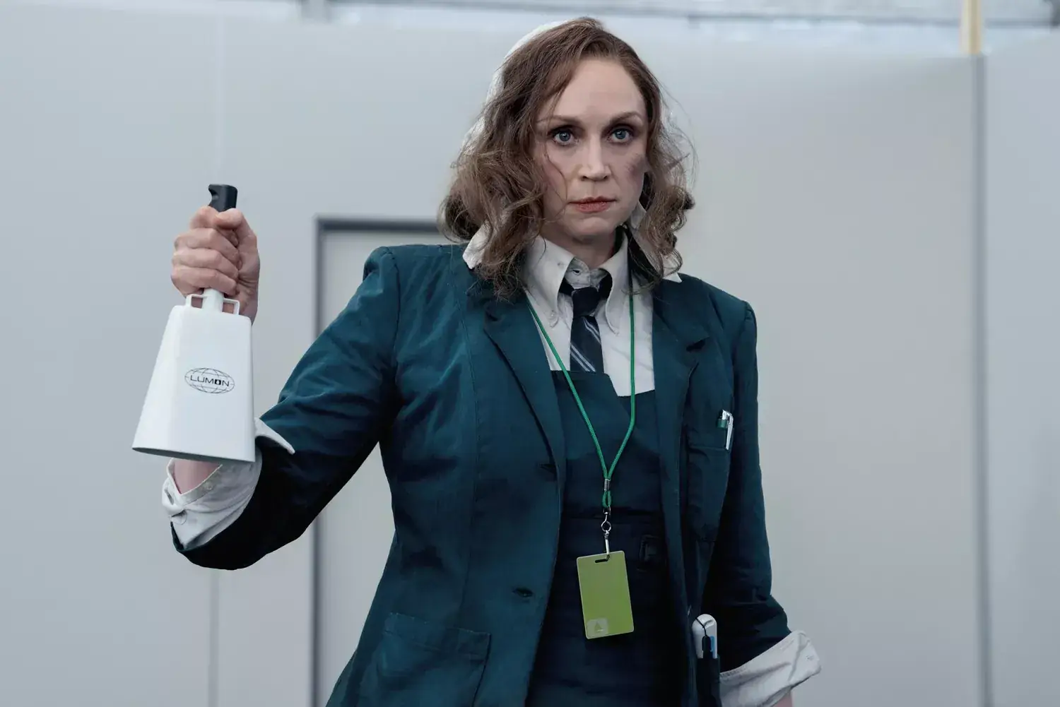 Gwendoline Christie debuts as mysterious Lumon employee Lorne in Severance sneak peek (exclusive) Related images #4