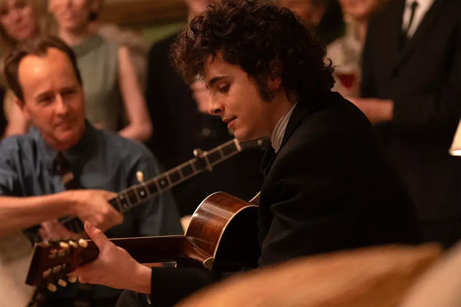 Timothée Chalamet performs 40 Bob Dylan songs live in A Complete Unknown: 'On guitar, on harmonica, and singing' Related images #6